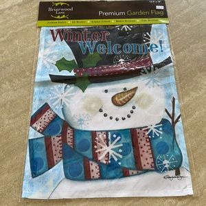 Briarwood Lane Snowman Flag Winter Wonderland Holiday Christmas